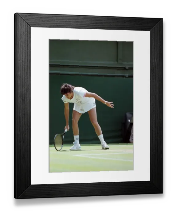 Framed Print : Wimbledon Tennis. Jennifer Capriati In Action. July 1991 91-4217-034 Framed Print : Wimbledon Tennis. Jennifer Capriati In Action. July 1991 91-4217-034