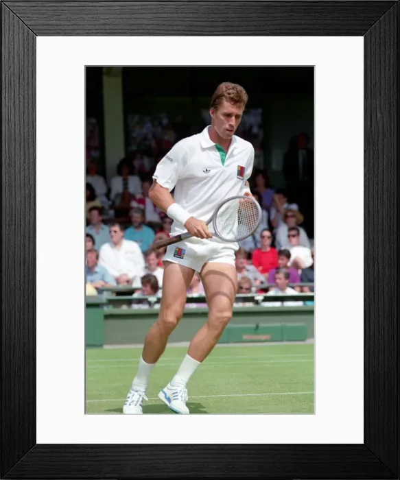 Framed Print : Tennis. Monica Seles. At Wimbledon. June 1989 89-3823-048 Framed Print : Tennis. Monica Seles. At Wimbledon. June 1989 89-3823-048