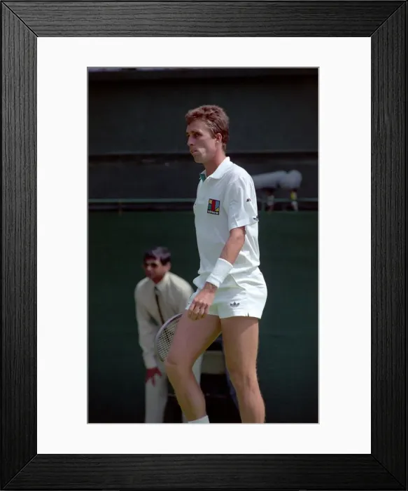 Framed Print : Tennis. Ivan Lendl. At Wimbledon. June 1989 89-3823-010 Framed Print : Tennis. Ivan Lendl. At Wimbledon. June 1989 89-3823-010