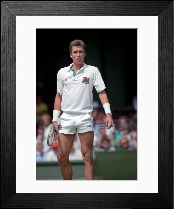 Framed Print : Tennis. Ivan Lendl. Wimbledon. June 1989 89-3823-006 Framed Print : Tennis. Ivan Lendl. Wimbledon. June 1989 89-3823-006