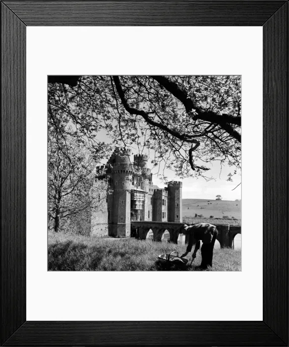 Framed Print : Hurstmonceaux Castle, Sussex. June 1952 C3074
