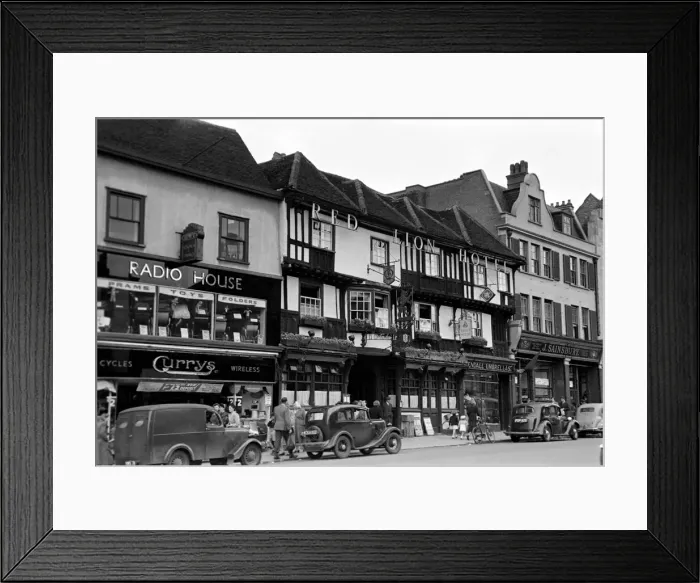 Framed Print : Colchester. Essex, street scenes. June 1952 C3016 Framed Print : Colchester. Essex, street scenes. June 1952 C3016