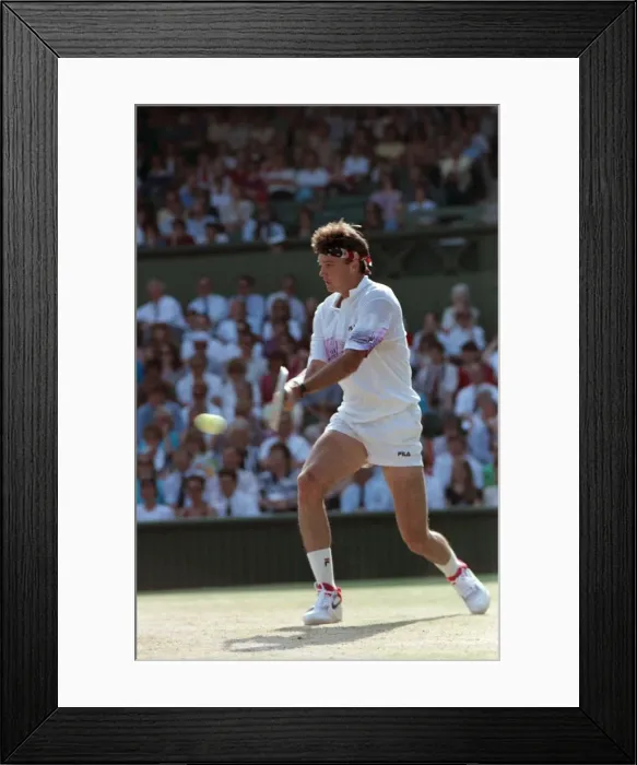 Framed Print : Wimbledon. Gabriella Sabatini, Andre Agassi, David Wheaton action. July 1991 91-4353-071 Framed Print : Wimbledon. Gabriella Sabatini, Andre Agassi, David Wheaton action. July 1991 91-4353-071
