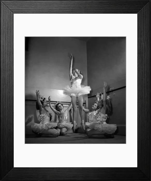 Framed Print : Child Ballet Dancers at Miss Vacanis School. June 1952 C3264 Framed Print : Child Ballet Dancers at Miss Vacanis School. June 1952 C3264