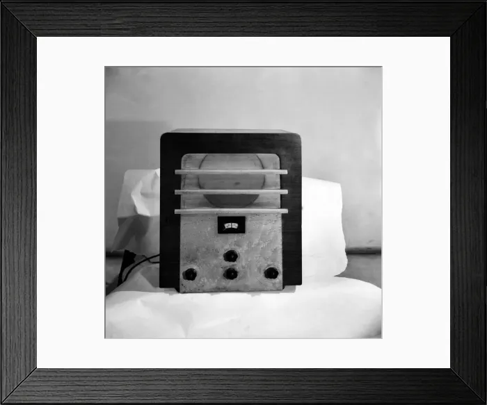 Framed Print : A 1950s Wireless radio. June 1952 C3119 Framed Print : A 1950s Wireless radio. June 1952 C3119