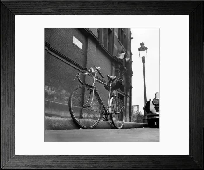 Framed Print : Mans racing bicycle. June 1952 C3119-001