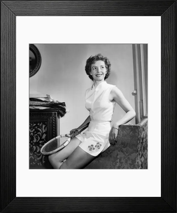 Framed Print : Joma Camell seen here at the start of the Wimbledon Tennis Championships Framed Print : Joma Camell seen here at the start of the Wimbledon Tennis Championships