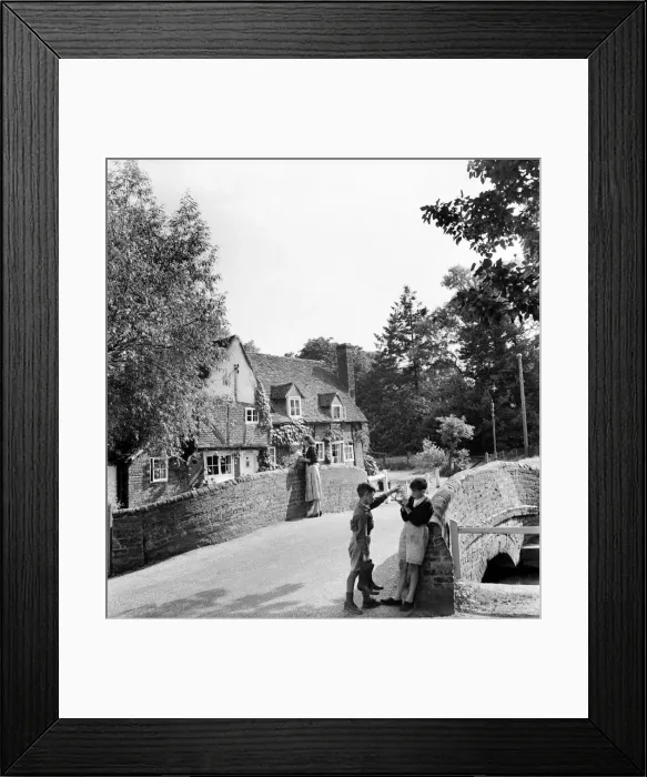 Framed Print : You should see the one that got away Two young boys of the village of Deham seen Framed Print : You should see the one that got away Two young boys of the village of Deham seen