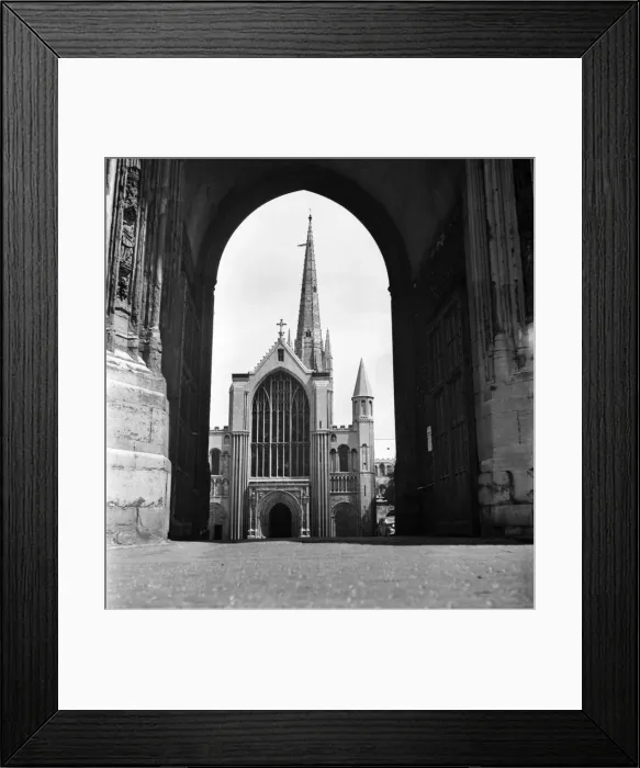 Framed Print : Norwich Cathedral. June 1952 C3020-001 Framed Print : Norwich Cathedral. June 1952 C3020-001