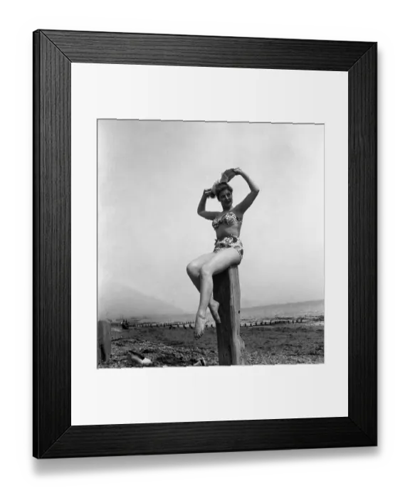 Framed Print : Virginia Vernon-Actress. June 1952 C3208