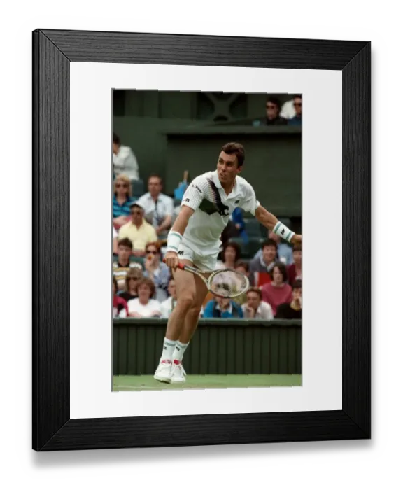 Framed Print : Wimbledon Tennis Championships. Andre Agassi June 1991 91-4117-099 Framed Print : Wimbledon Tennis Championships. Andre Agassi June 1991 91-4117-099