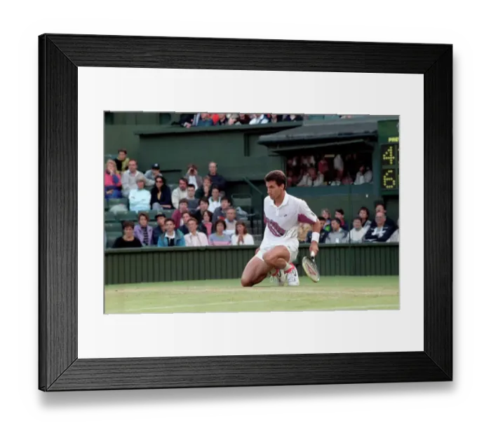 Framed Print : Wimbledon Tennis Championships. Steffi Graf in action. June 1991 91-4117-219 Framed Print : Wimbledon Tennis Championships. Steffi Graf in action. June 1991 91-4117-219
