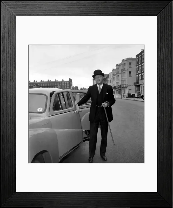 Framed Print : Conservative Party Conference. Rab Butler seen here at Conference. October 1953 D6032-001 Framed Print : Conservative Party Conference. Rab Butler seen here at Conference. October 1953 D6032-001