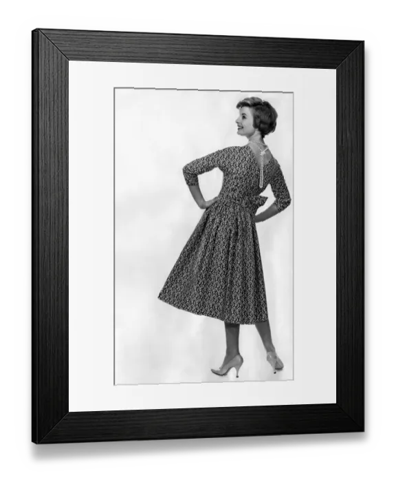 Framed Print : Reveille fashions. May 1958 P011149 Framed Print : Reveille fashions. May 1958 P011149