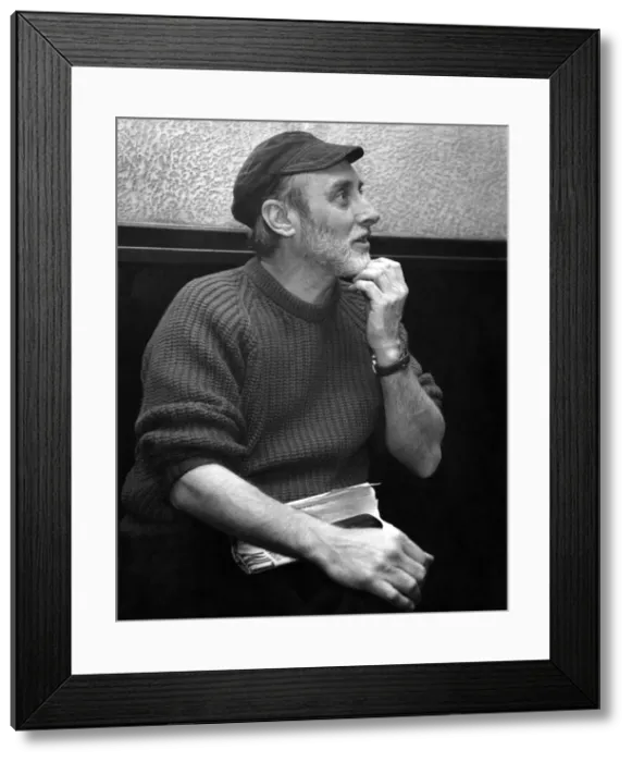 Framed Print : Turning aside from goonery, Spike Milligan became the deep thinking man of world affairs