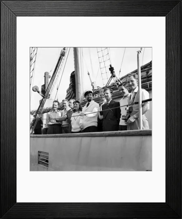 Framed Print : The girl with the worlds toughest secretarial job; is Lotte Hass