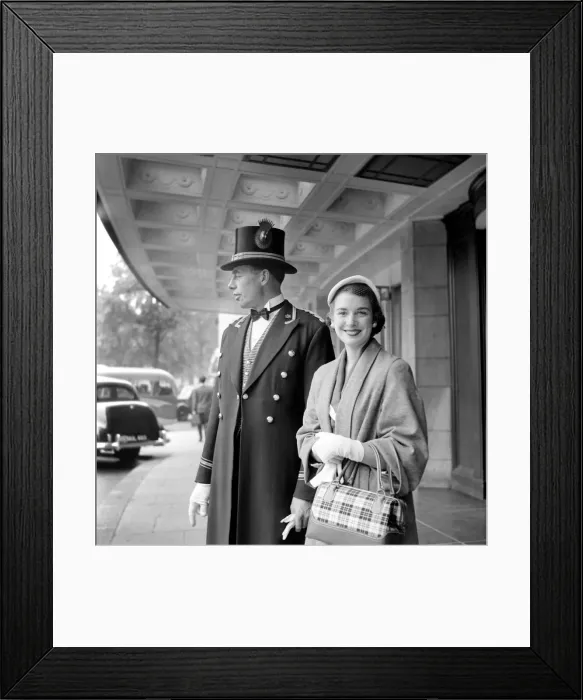 Framed Print : Holidays: Barbara Synder, 23 year old Air Stewardess from Long Island, America