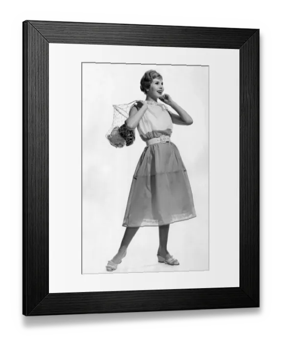 Framed Print : Rev. Fashions June 1958 P011150 Framed Print : Rev. Fashions June 1958 P011150