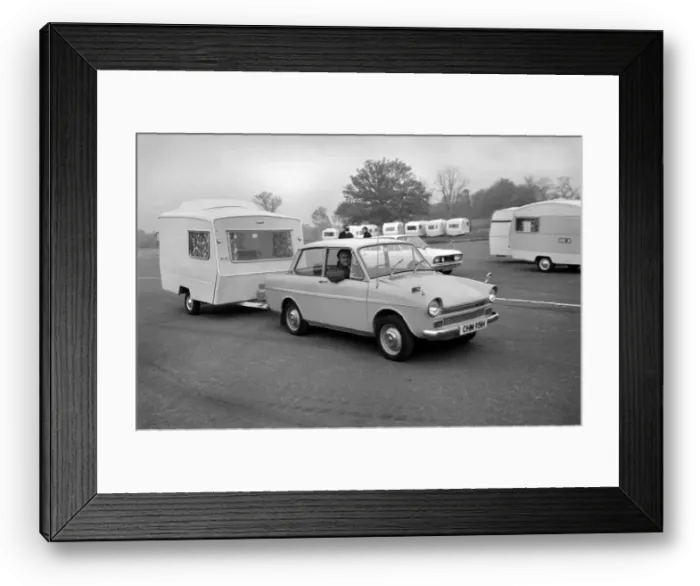 Framed Print : A caravan being towed by a DAF 33 car. November 1969 Z10726 Framed Print : A caravan being towed by a DAF 33 car. November 1969 Z10726