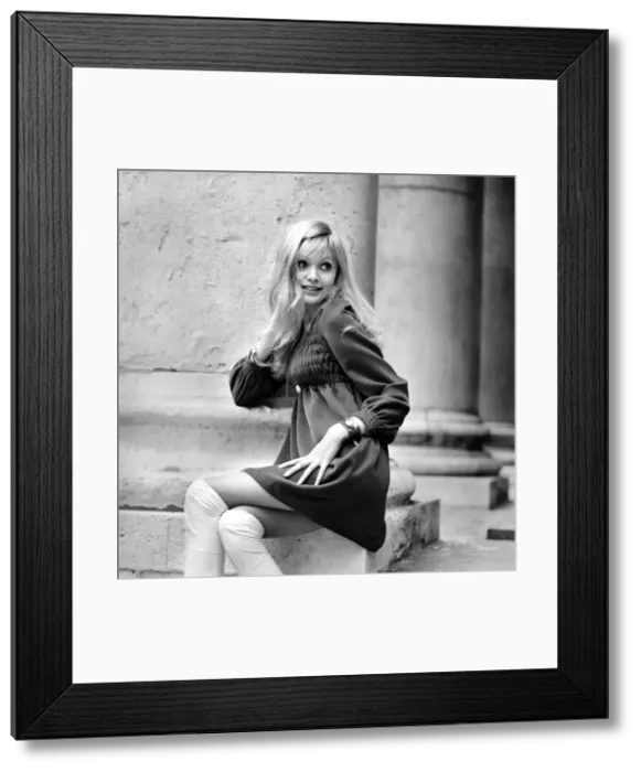 Framed Print : Actress and model Maddy Smith a. k. a. Madeline Smith aged 20 photographed in London Framed Print : Actress and model Maddy Smith a. k. a. Madeline Smith aged 20 photographed in London