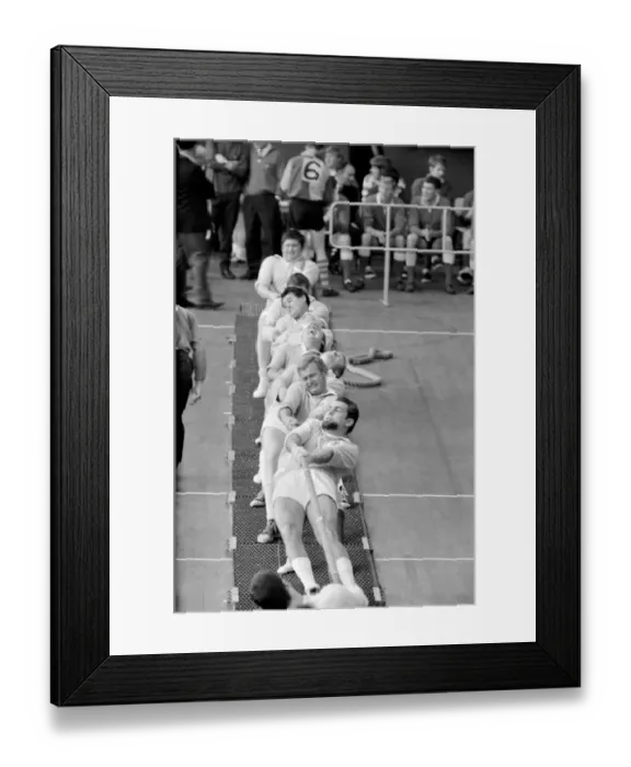 Framed Print : Over 60 teams from all over the country took part in the National Indoor Tug-of-War Framed Print : Over 60 teams from all over the country took part in the National Indoor Tug-of-War