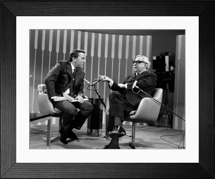 Framed Print : Labour politician George Brown interviewed by David Frost on the Frost Show Framed Print : Labour politician George Brown interviewed by David Frost on the Frost Show