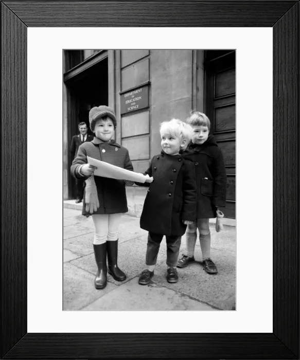 Framed Print : 1300 signatures were collected on petitions in the Greenford