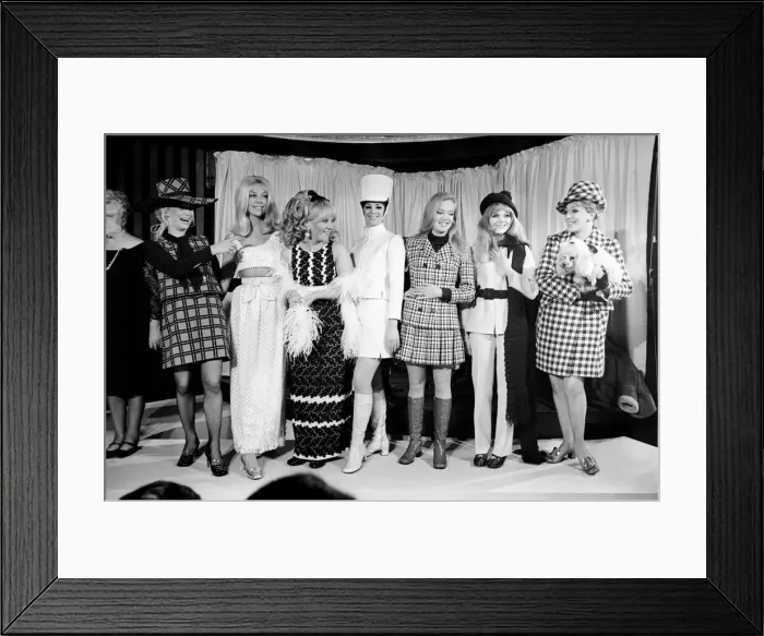Framed Print : Variety clubs fashion show: A fashion show was staged today at Danny La Rue