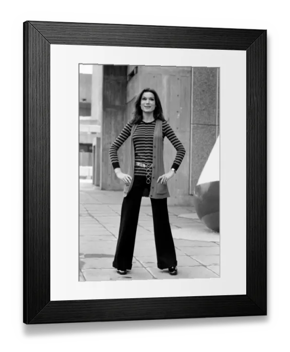 Framed Print : Entertainment Film. Olga Georges-Picot (25) is a French actress Framed Print : Entertainment Film. Olga Georges-Picot (25) is a French actress