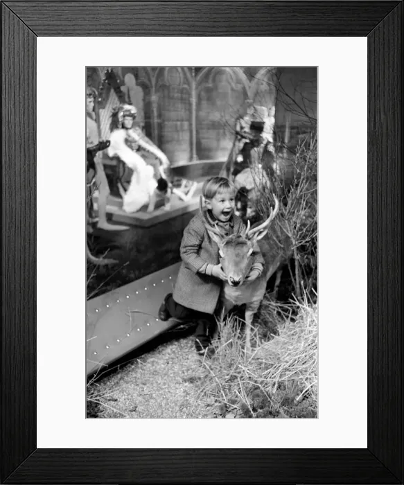 Framed Print : A display the largest in London, was put on by Courtalds for their 11th Christmas Framed Print : A display the largest in London, was put on by Courtalds for their 11th Christmas