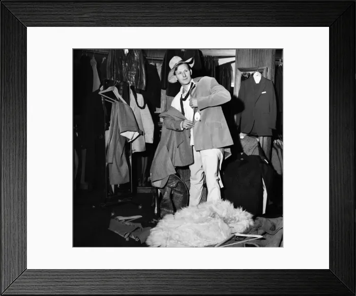 Framed Print : Fashion Clothing Humour. Young male model David Kempton from East Croydon Framed Print : Fashion Clothing Humour. Young male model David Kempton from East Croydon