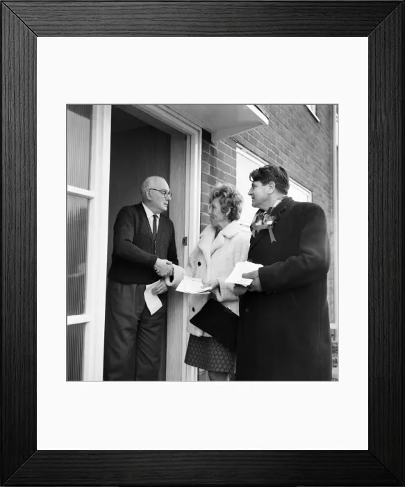 Framed Print : Wellingborough Election. Politics. Election. Mr. J. Mann Framed Print : Wellingborough Election. Politics. Election. Mr. J. Mann