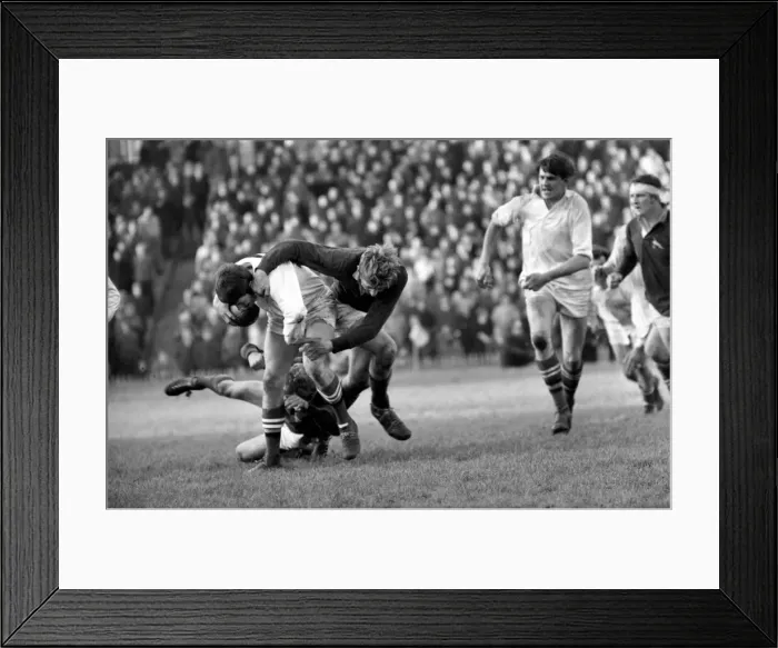 Framed Print : Swansea v. South Africa. Action from the match. November 1969 Z11069-005
