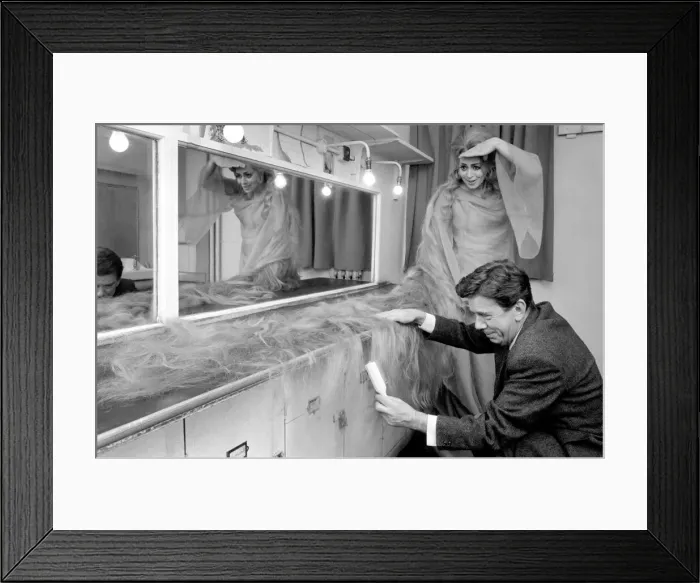 Framed Print : Entertainment Music Opera: Swedish soprano Elisabeth Soderstrom plays Melisande when she Framed Print : Entertainment Music Opera: Swedish soprano Elisabeth Soderstrom plays Melisande when she