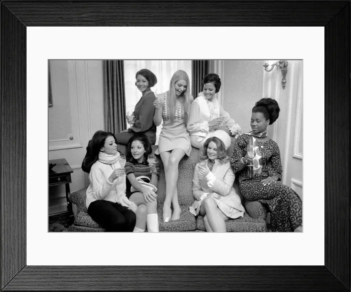 Framed Print : Beauty Contests: Miss World, 20 year old Eva Reuber-Staler Framed Print : Beauty Contests: Miss World, 20 year old Eva Reuber-Staler