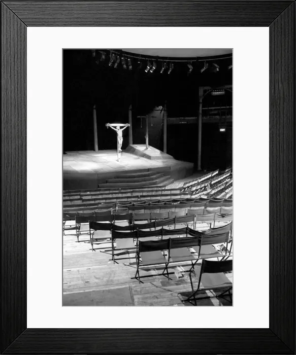 Framed Print : Religion Crucifiction of Jesus. Entertainment Theatre: The pictures show the Climax of