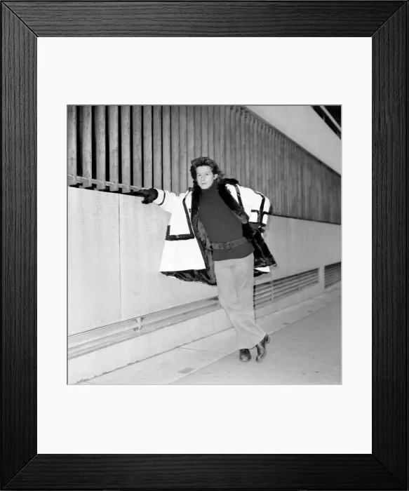 Framed Print : Actor John Hurt is off to The Antarctic on December 1 when he starts his new film Framed Print : Actor John Hurt is off to The Antarctic on December 1 when he starts his new film