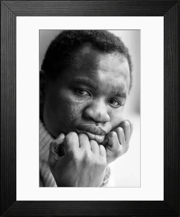 Framed Print : Sport Boxing. Tommy Tiger a lightweight boxer from Nigeria now domeciled in Leicester