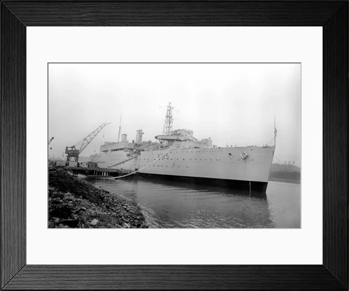 Framed Print : Submarine supply ship, used as floating barracks in Belfast, Northern Ireland Framed Print : Submarine supply ship, used as floating barracks in Belfast, Northern Ireland