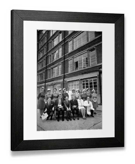 Framed Print : Medical: Childbirth: Quins were born to Mrs. Irene Hanson (33) of Rayleigh, Essex
