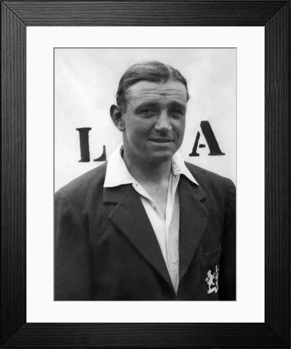 Framed Print : Walter Reginald Hammond Gloucester c. c. July 1936 sometimes known as Wally P011263 Framed Print : Walter Reginald Hammond Gloucester c. c. July 1936 sometimes known as Wally P011263