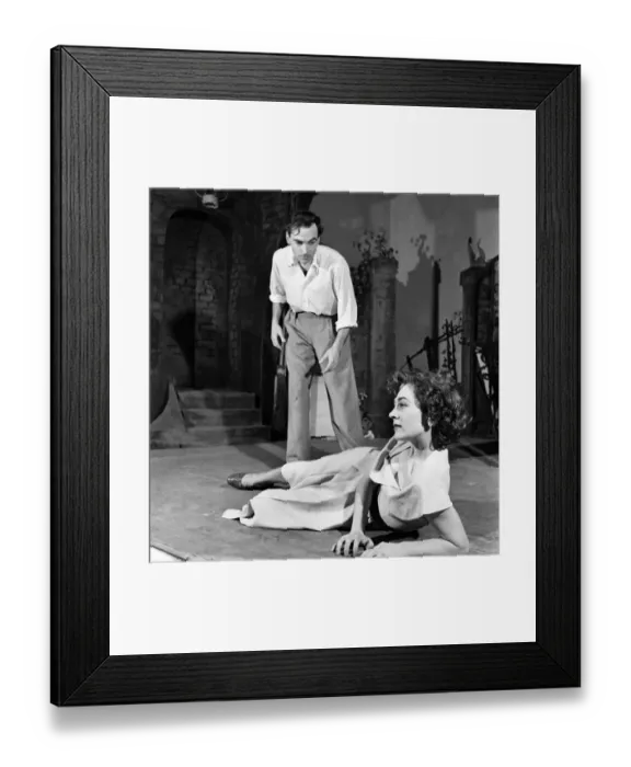 Framed Print : New Lindsey Theatre play Heavens Backyard'starring Rosemary Dunham