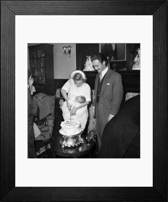 Framed Print : Actor Richard Todd with his wife and baby Peter. September 1952 C4627 Framed Print : Actor Richard Todd with his wife and baby Peter. September 1952 C4627