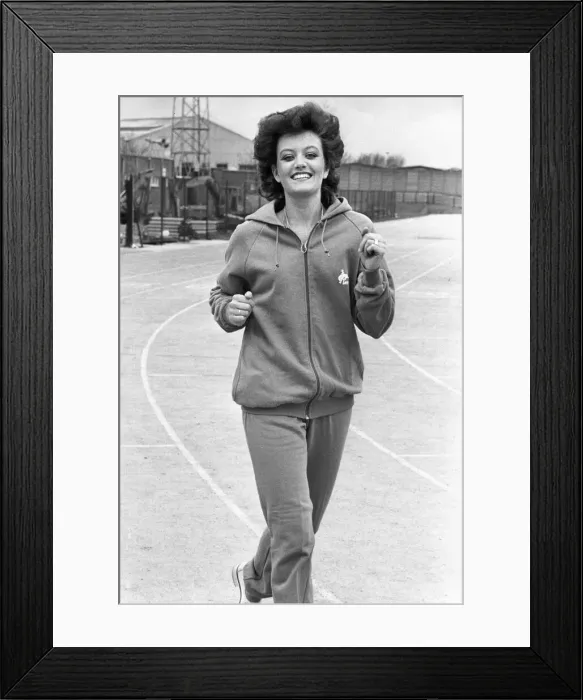 Framed Print : A model sporting the latest in sports fashion Framed Print : A model sporting the latest in sports fashion