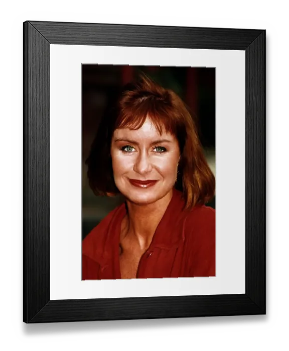 Framed Print : Sian Lloyd Weather Girl on Television Framed Print : Sian Lloyd Weather Girl on Television