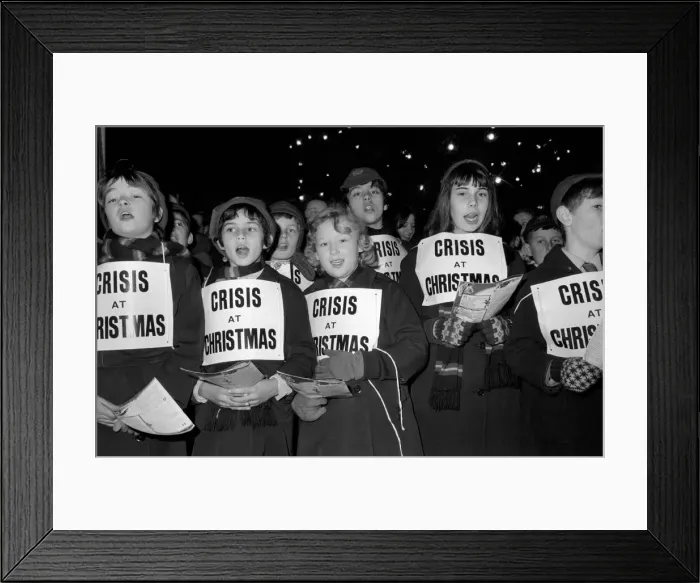 Framed Print : The Crisis at Christmas'movement on behalf of Britains social outcasts