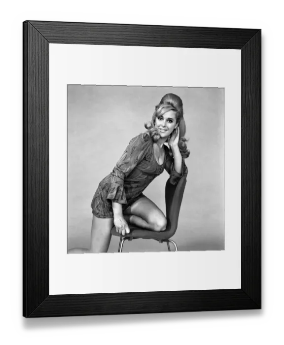Framed Print : Jan Rossini (25) will be seen in the new American International horror film