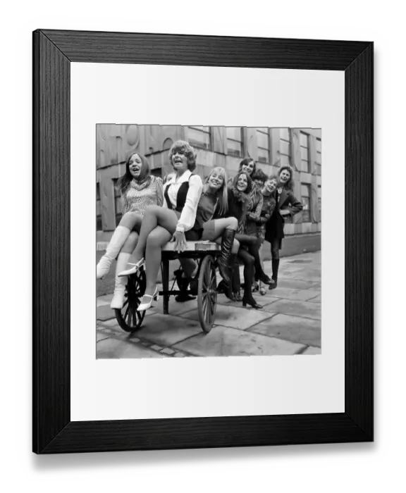 Framed Print : Entertainment: Stage: Theatre: A bevy of lovely girls are appearing at the Manchester