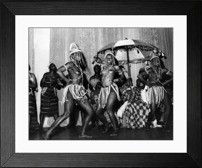 Framed Print : Entertainment: Dancing. Nigerian National Dance. If you are a male Framed Print : Entertainment: Dancing. Nigerian National Dance. If you are a male