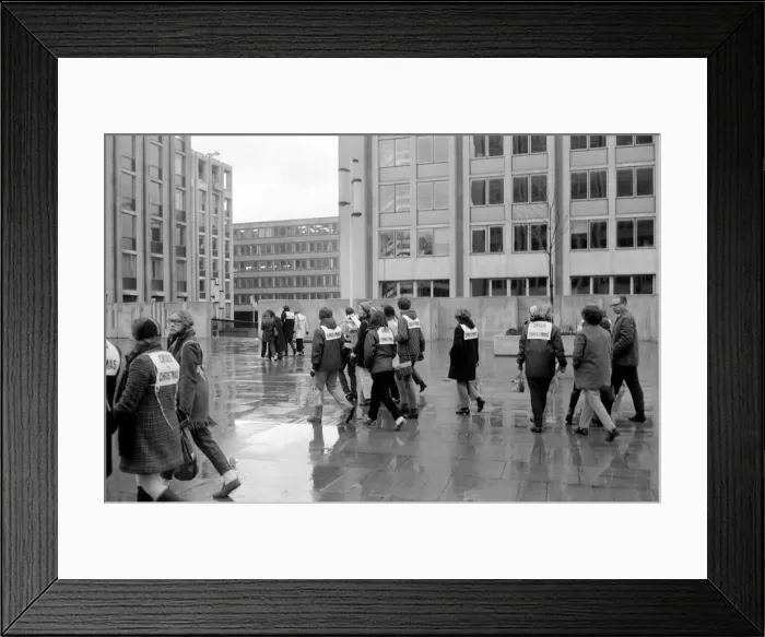 Framed Print : A square bashing event was started today by Monsignor Canon G. A